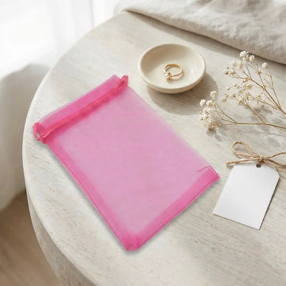 Organza Drawstring Gift Bags – 100 Pcs