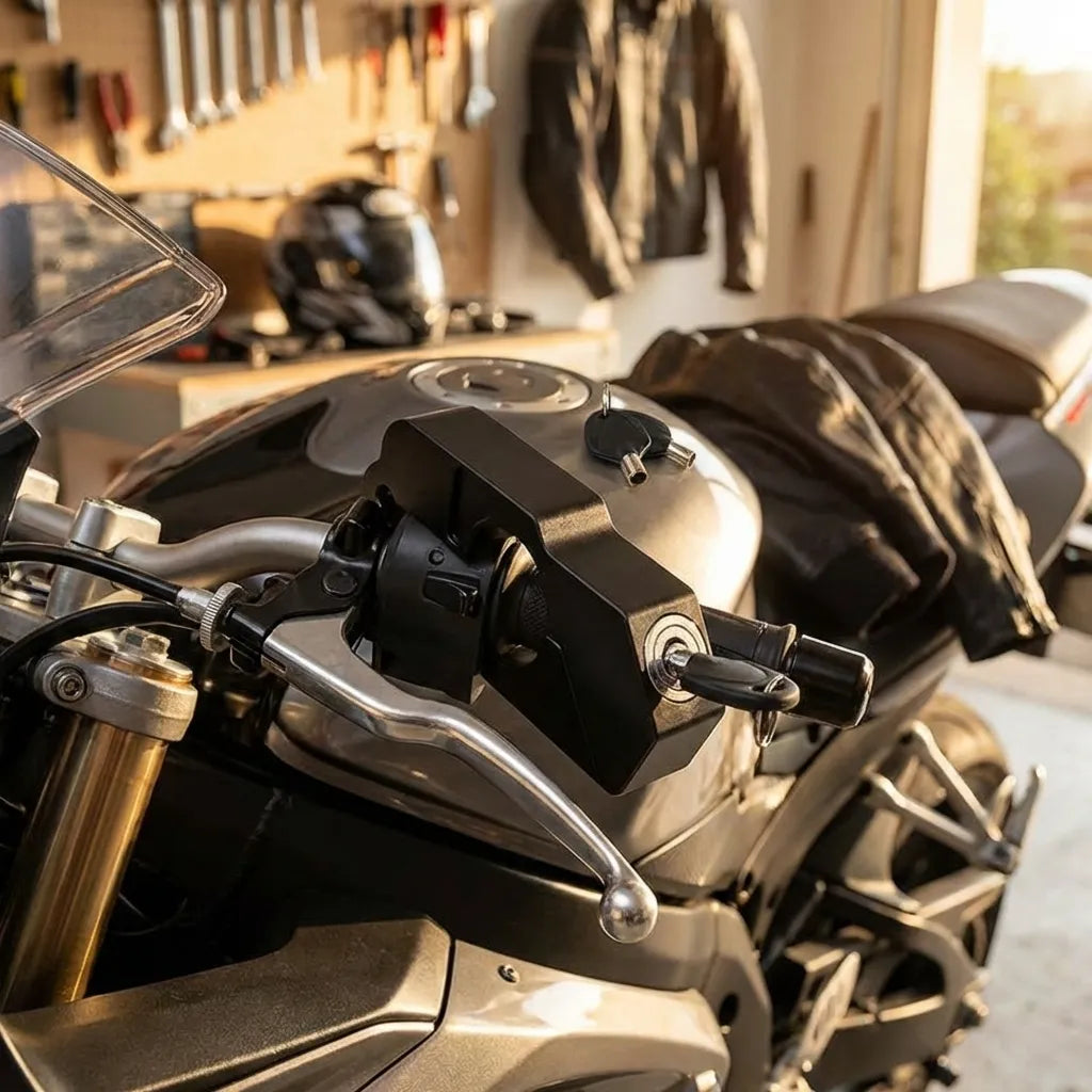 Motorcycle Grip Lock