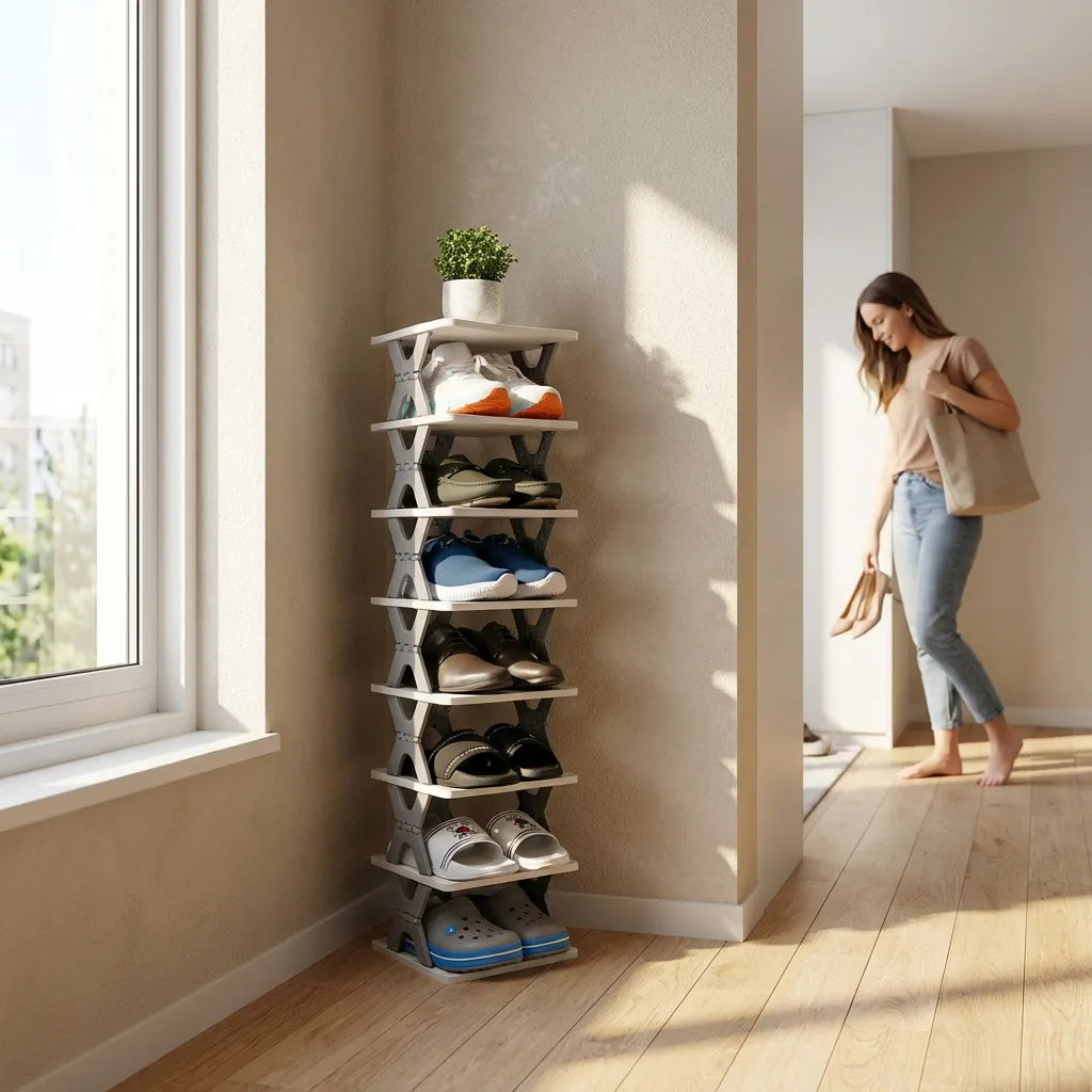 Smart Foldable Shoes Tier Shoe Rack 6 Layer