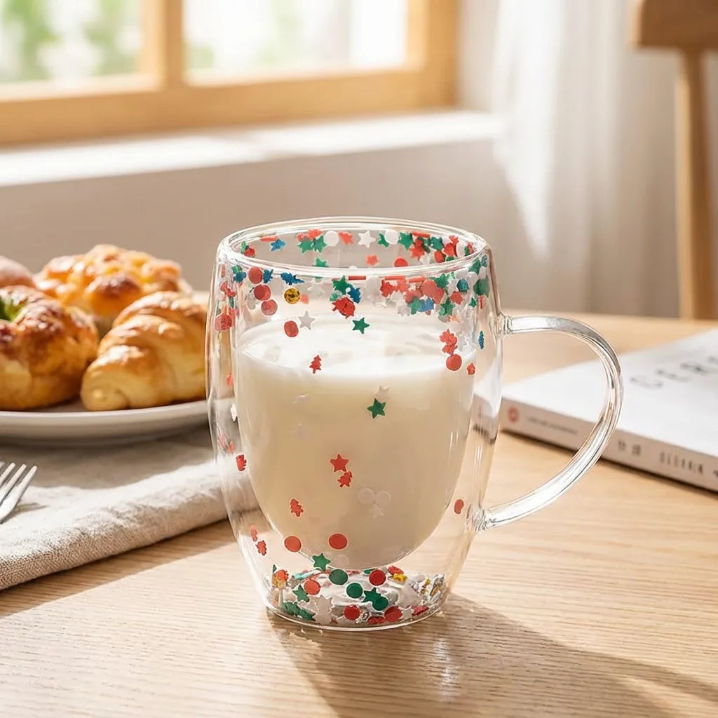 Double Walled Glass Mugs
