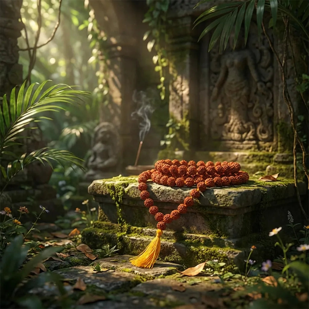 108-Bead Rudraksha Jaap Mala