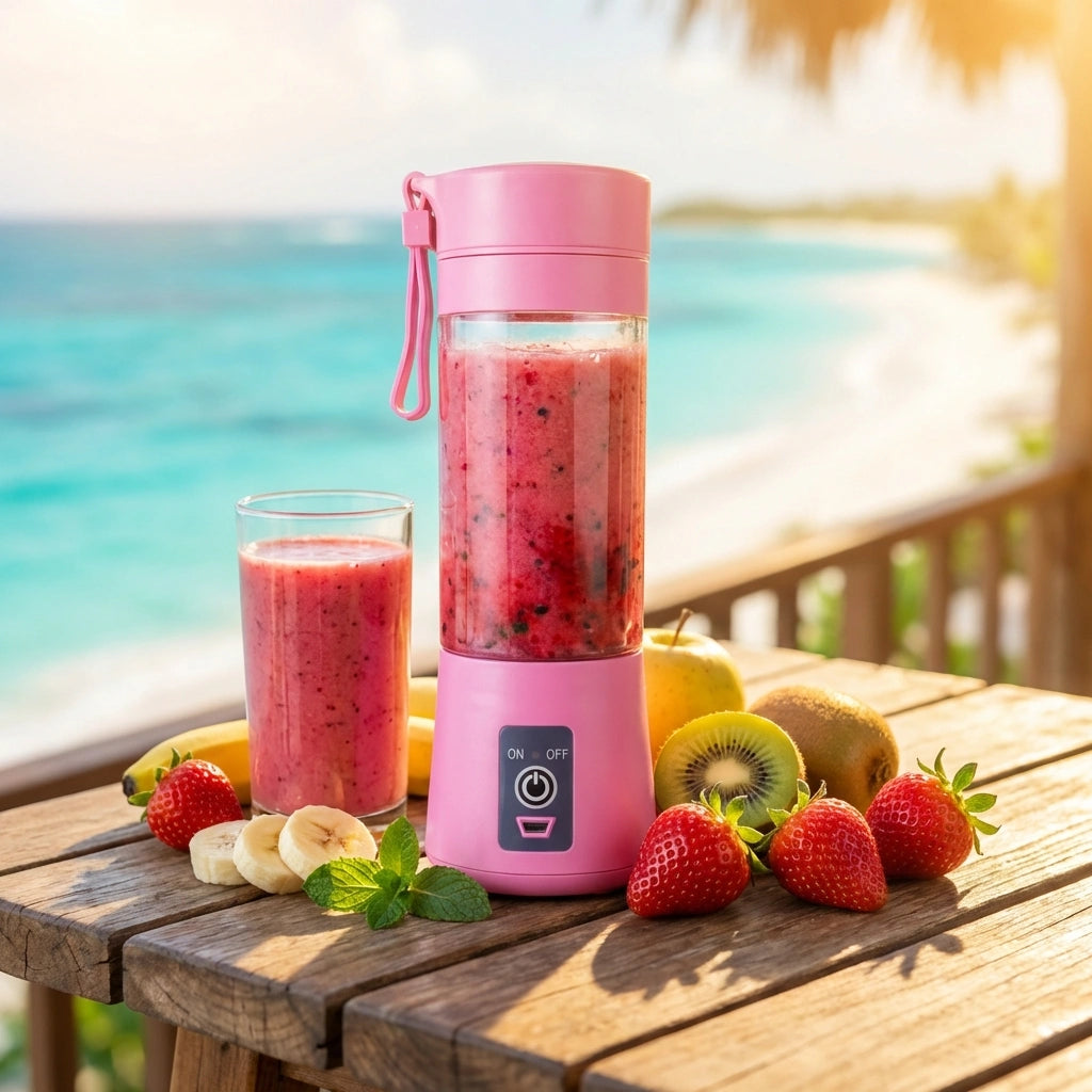 USB rechargeable mini juicer blender
