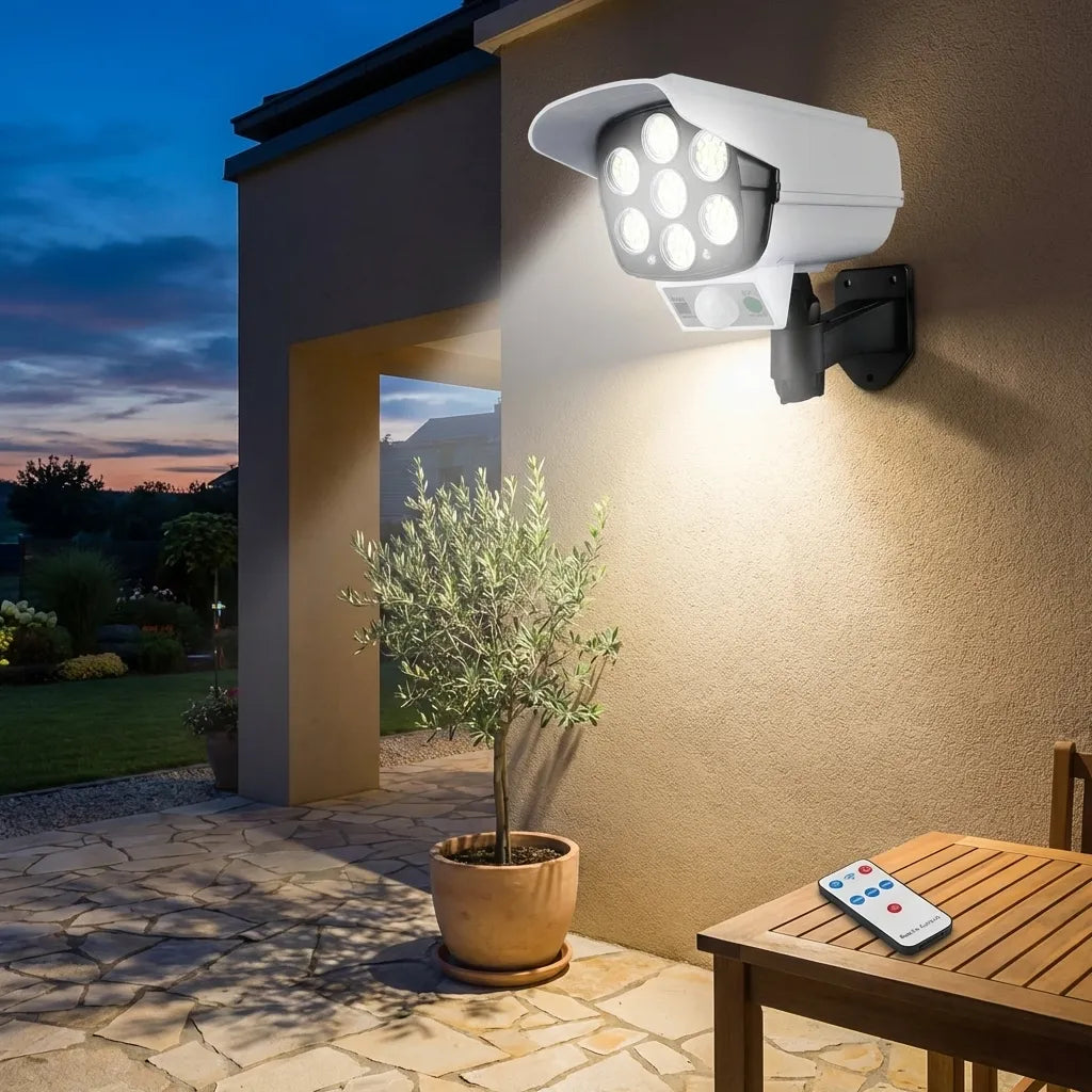 Solar Security Light Camera