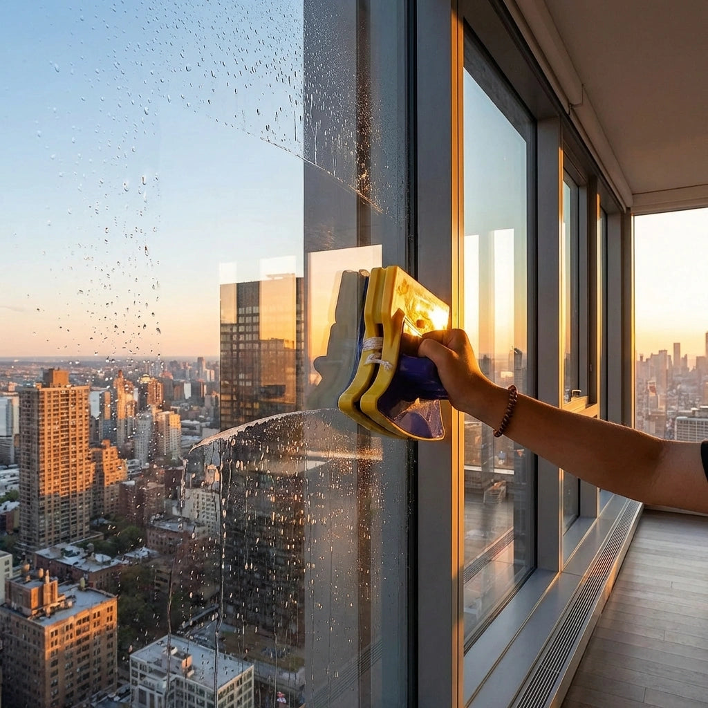Magnetic Double-Sided Window Cleaner