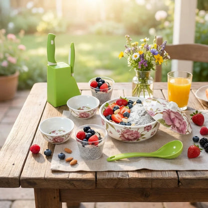 Elegant 5-Pc Pudding Set