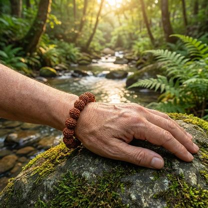 7 Mukhi Rudraksha Spiritual Bracelet