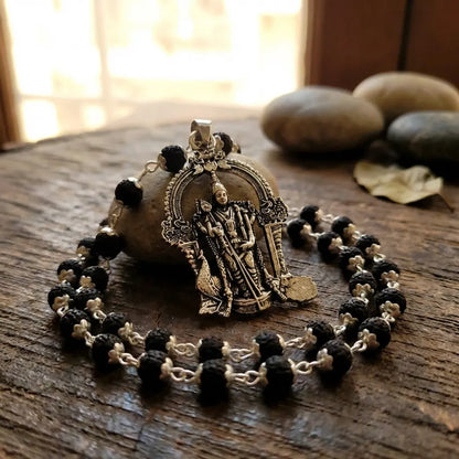 Karungali Mala with Murugan Pendant