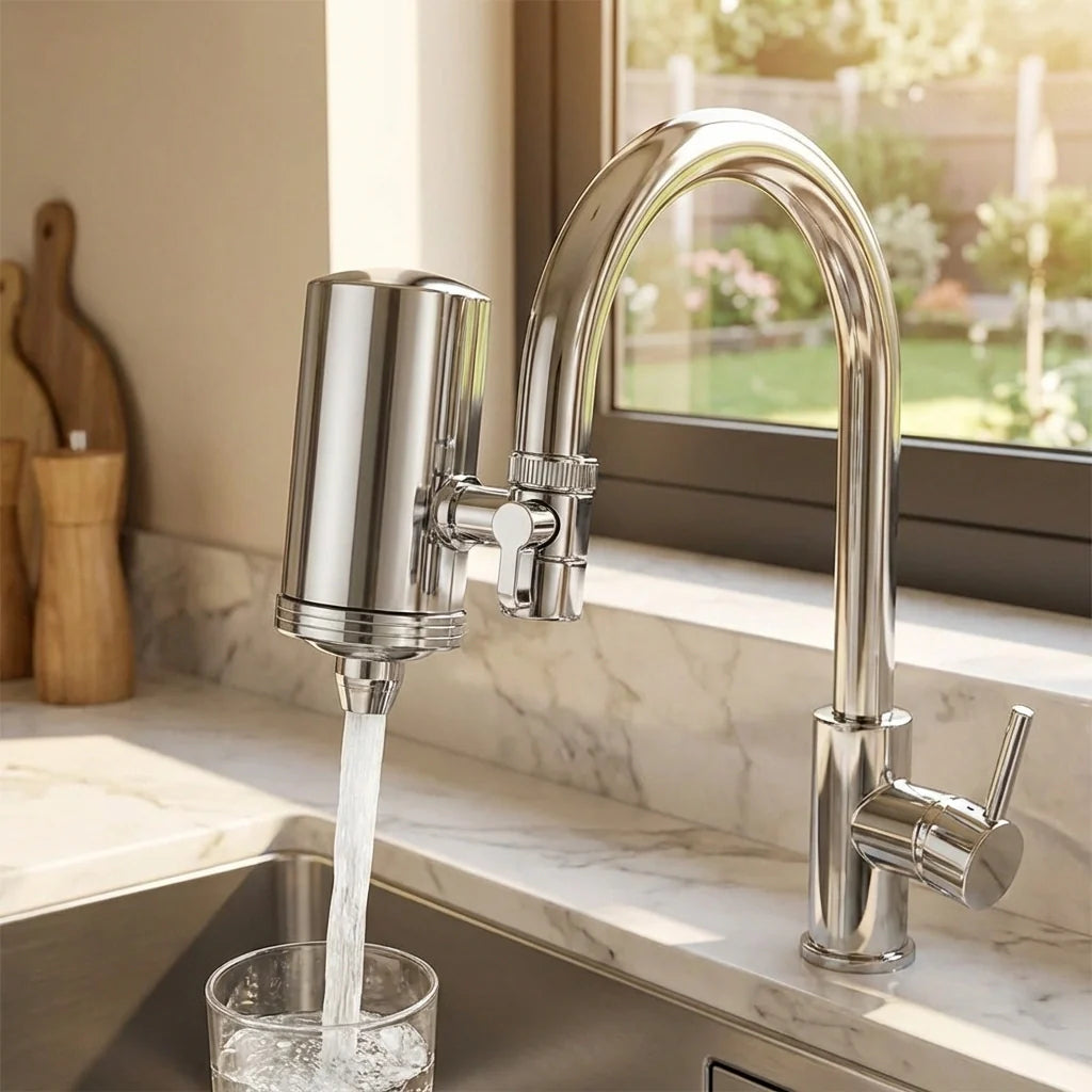 Stainless Steel Faucet Water Filter