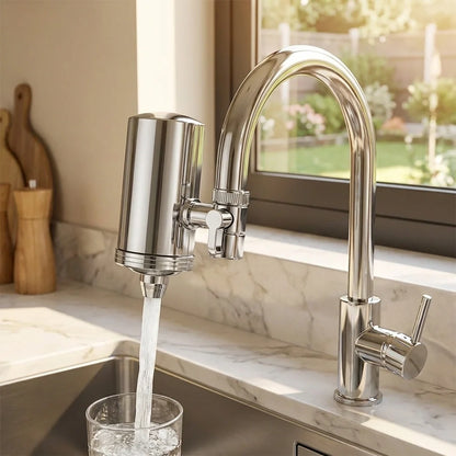 Stainless Steel Faucet Water Filter