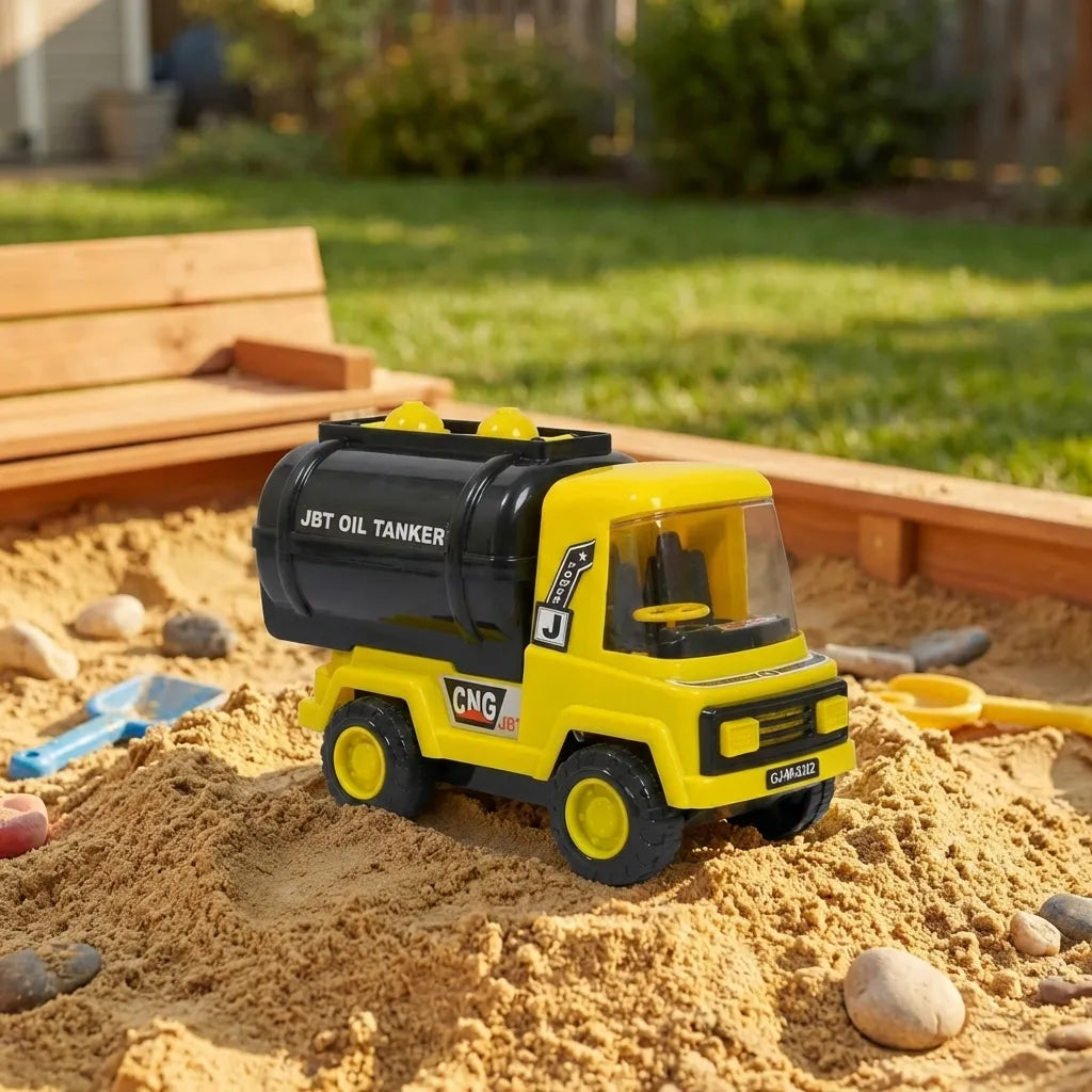 Friction Powered Oil Tanker Toy