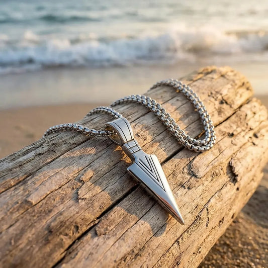 Saizen Arrow Silver Locket Pendant