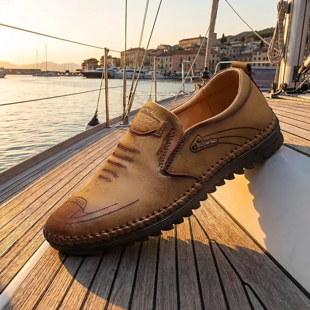 Men Leather Soft Casual Shoes
