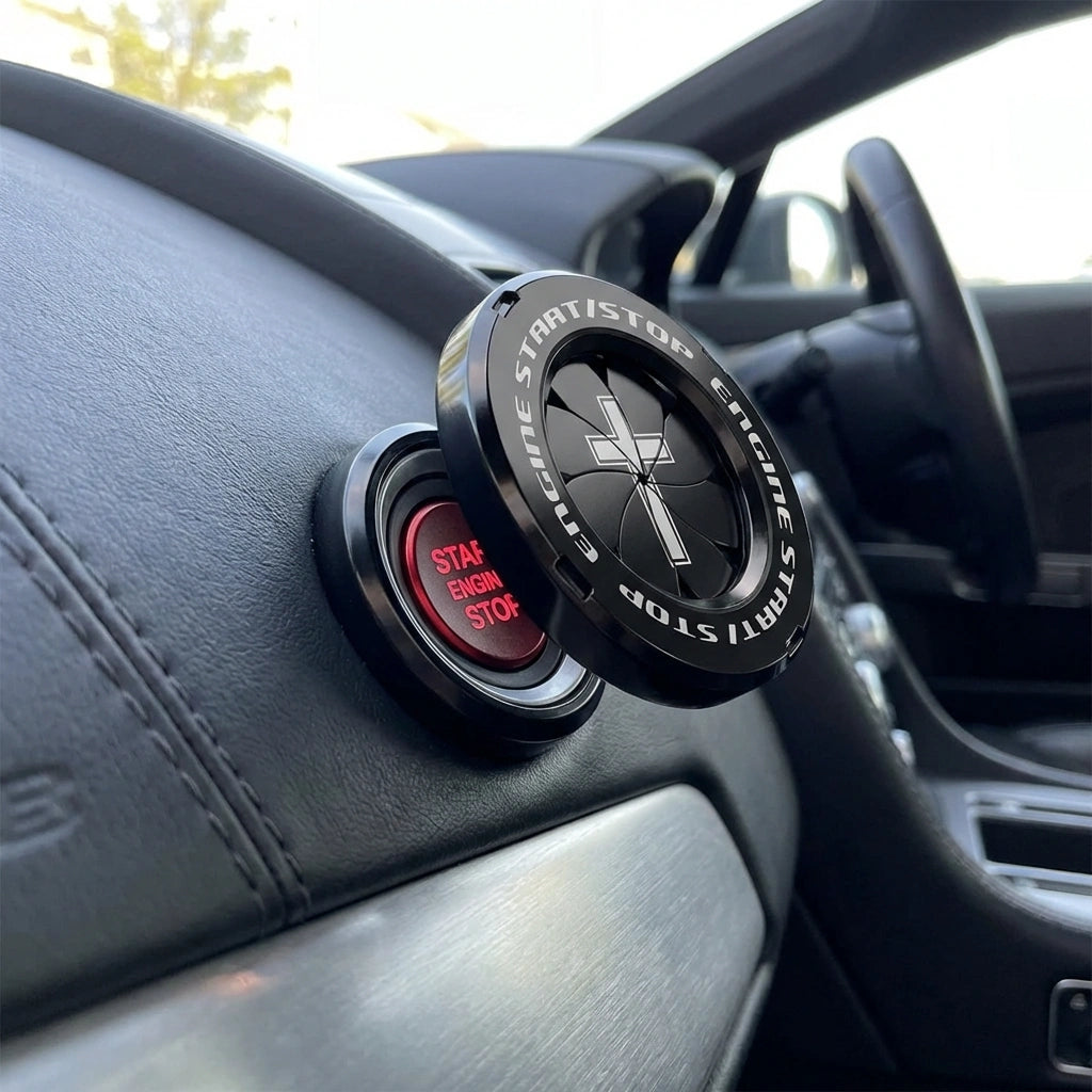 Rotary Push Start Stop Button Cover