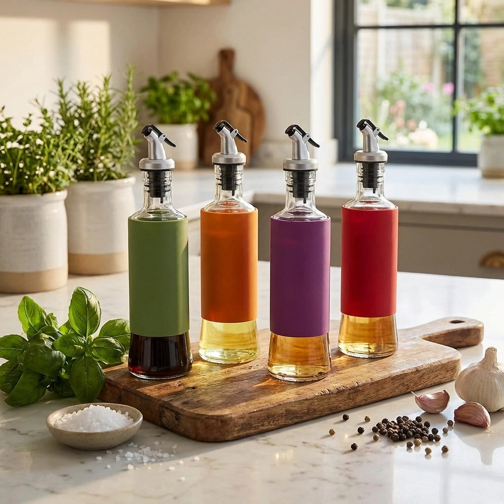 Auto-Close Oil Dispenser