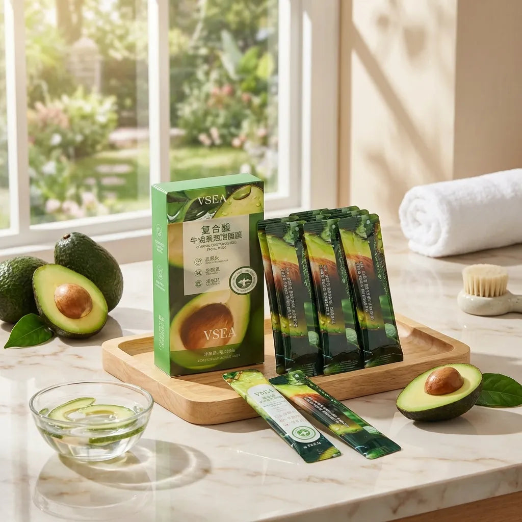 Avocado Bubble Mask Set