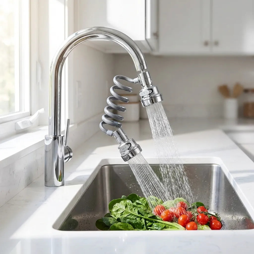 Flexible Faucet Sprayer Attachment