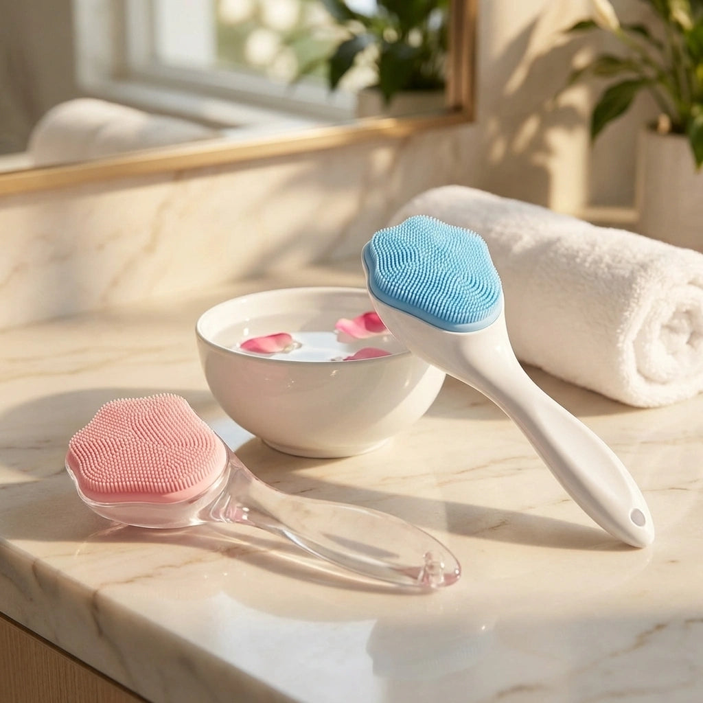 Silicone Facial Cleansing Brush Skin Skin Easy to Clean Scrubber