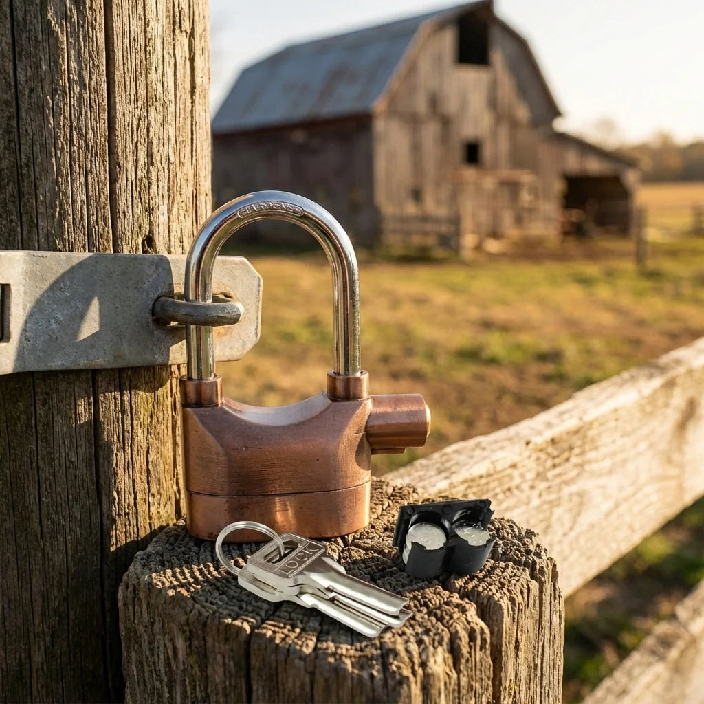 Security Padlock with Alarm