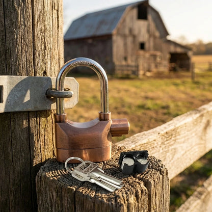 Security Padlock with Alarm