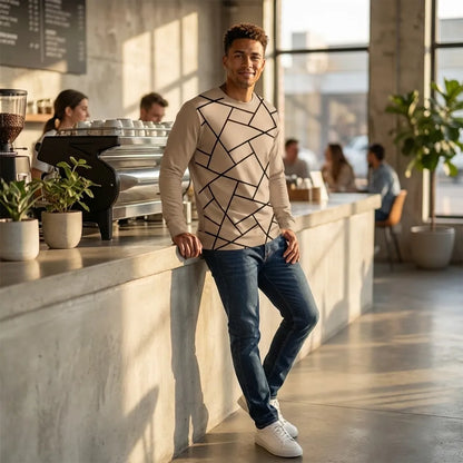 Cotton Blend Printed Full Sleeves Regular Fit Sweatshirts