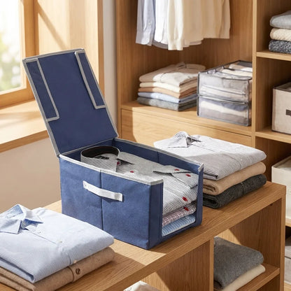 Closet Organizer-Foldable Shirts and Clothing Organizer Stackers