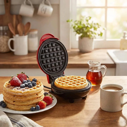 Mini Non-Stick Waffle Maker