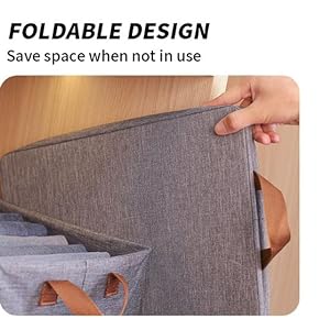 Flexi Fold Large Cloth Basket (Pack of 2)