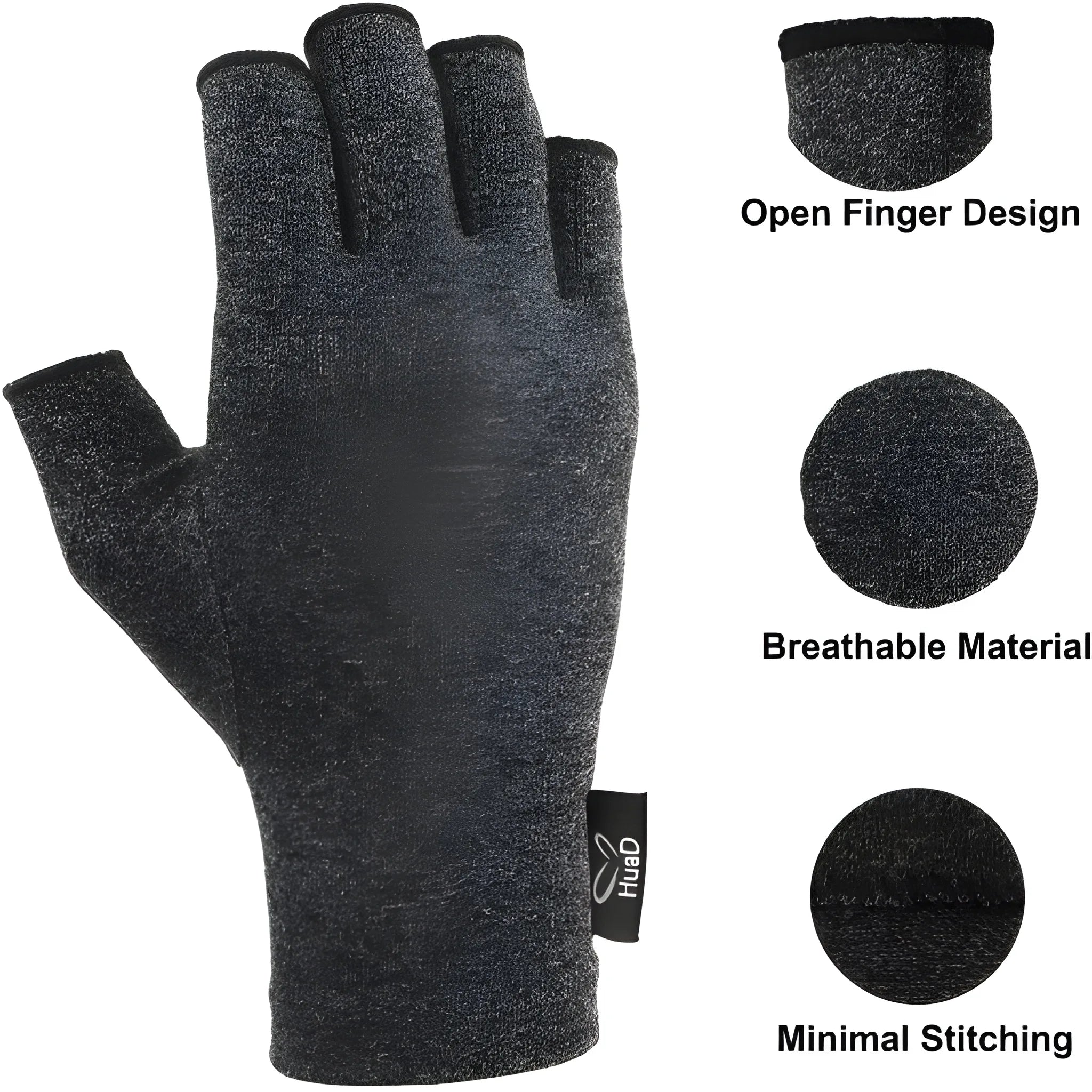 Open Finger Fabric Gloves