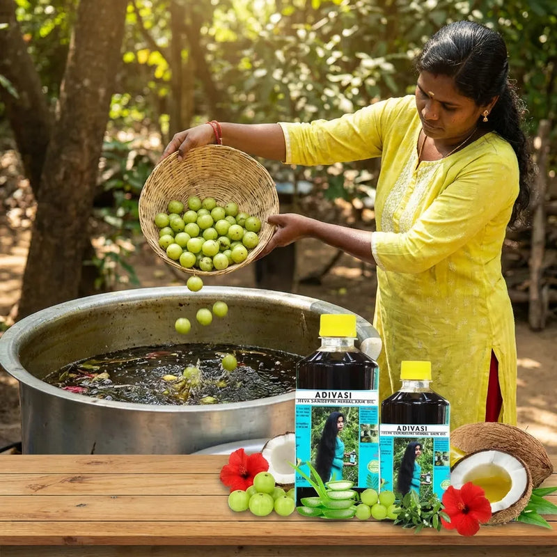 Adivasi Ayurvedic Herbal Hair Oil