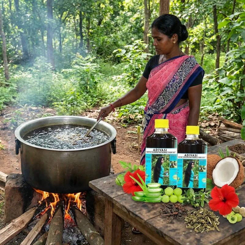 Adivasi Ayurvedic Herbal Hair Oil