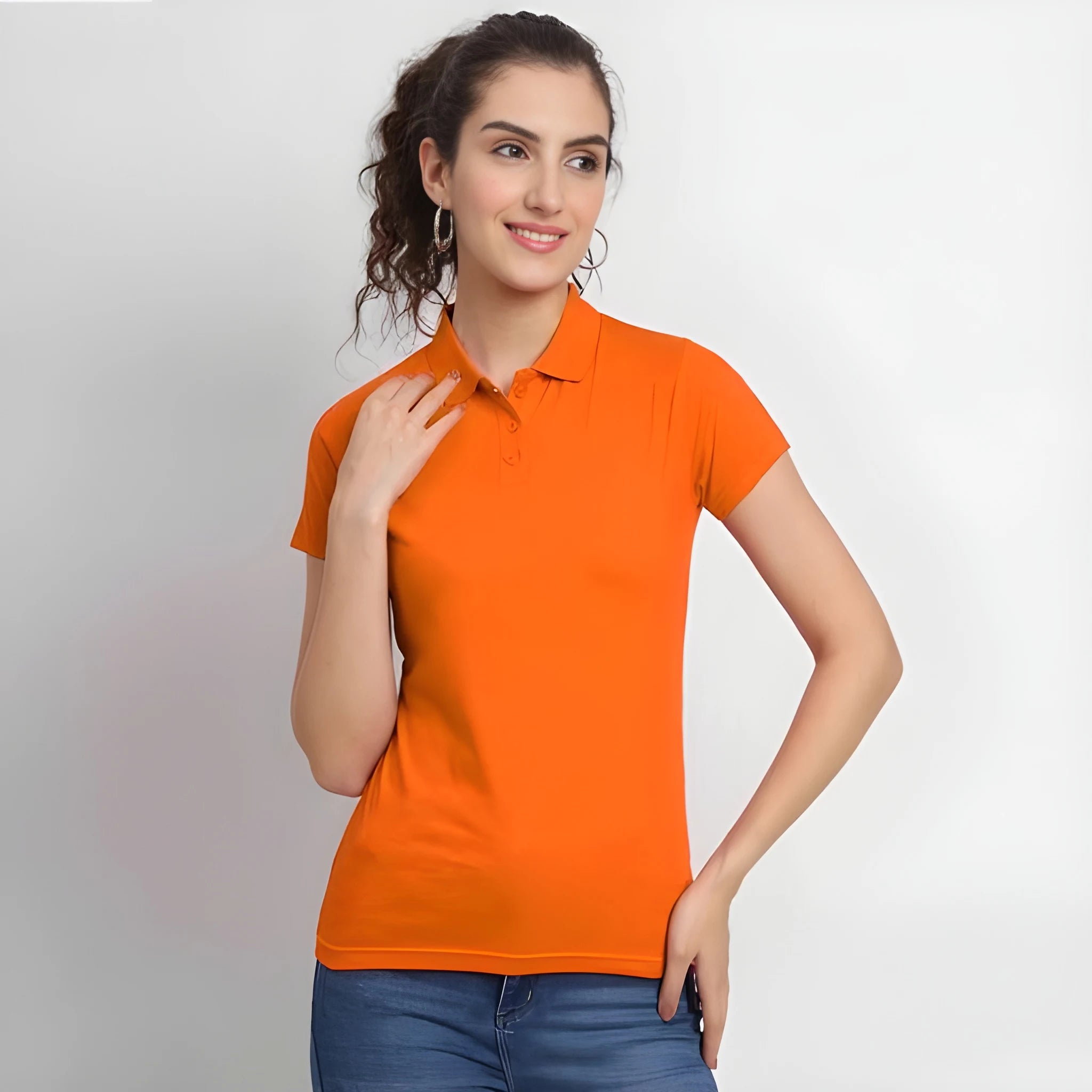 Bold Orange Polo