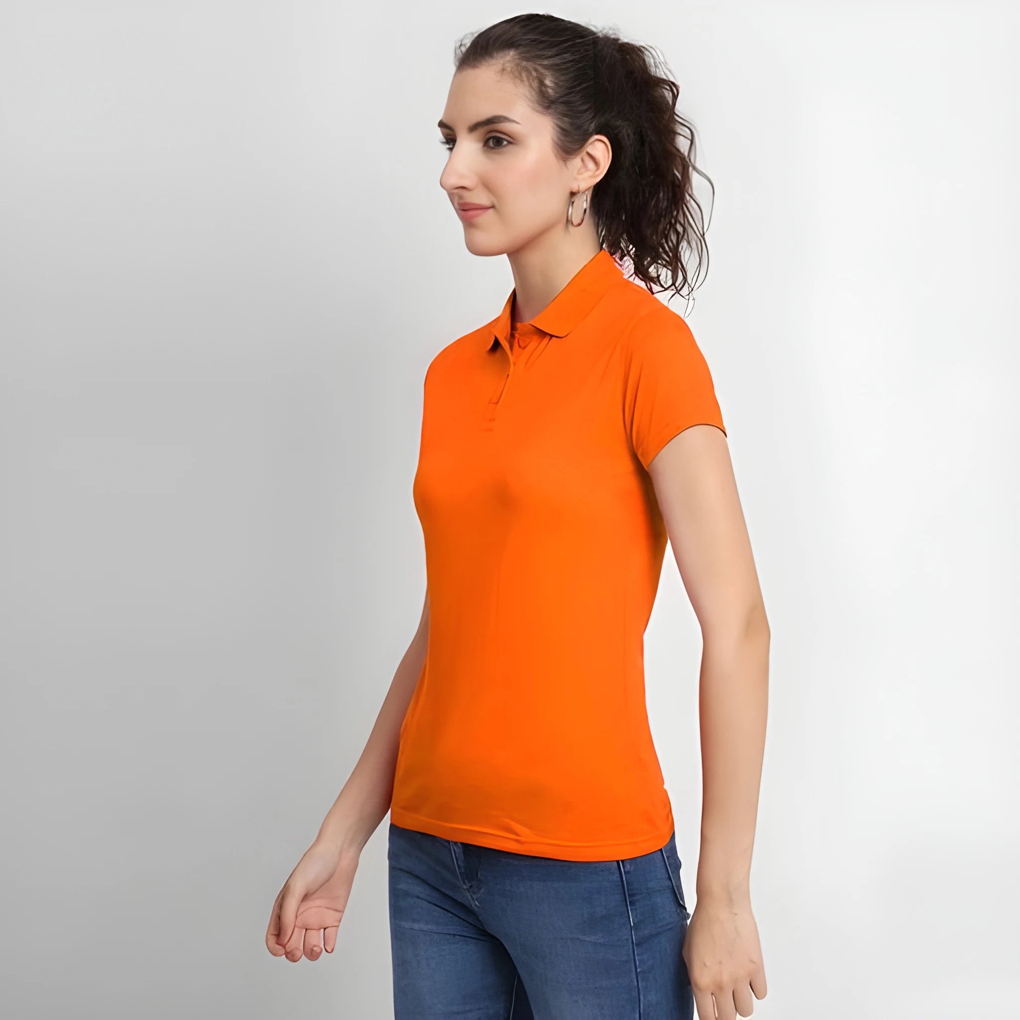 Bold Orange Polo