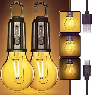 Decorative Hanging Bulb with 3 Modes (Pack of 2)