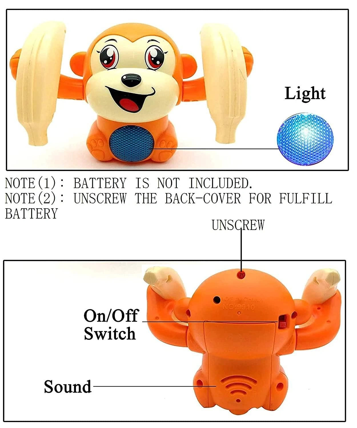 Dancing Banana Monkey Toy
