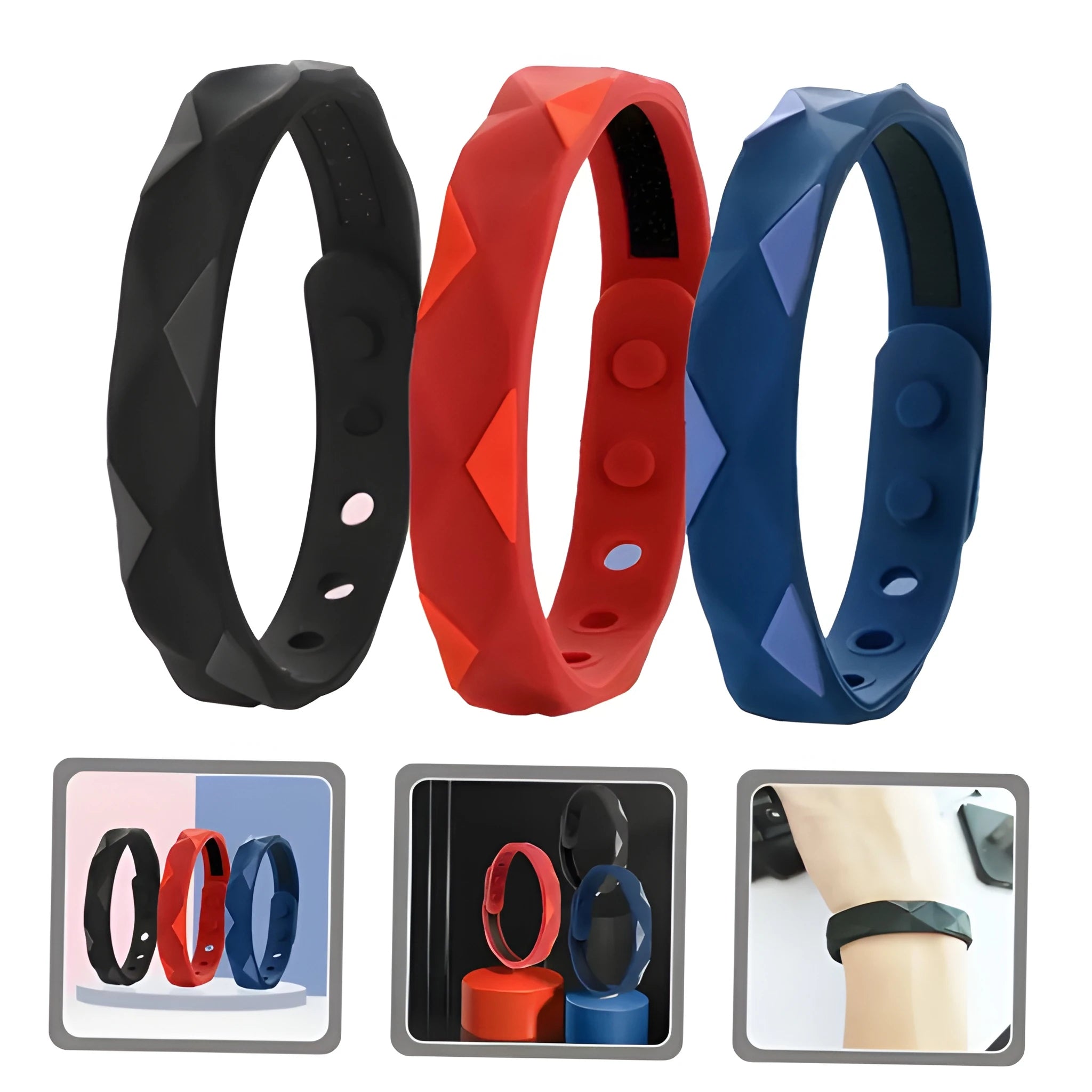 Silicone Beaded Wristband