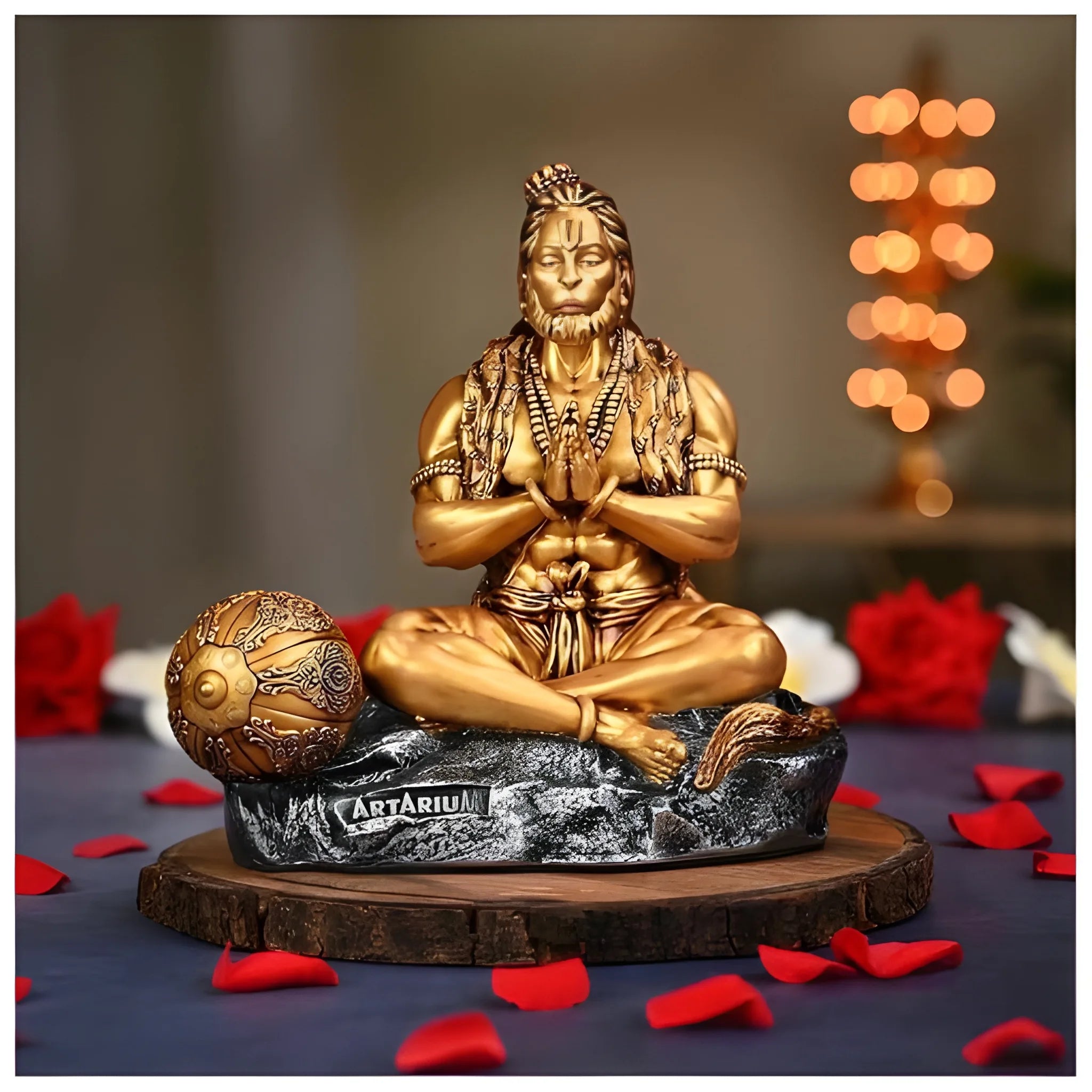 Divine Hanuman Meditative Statue
