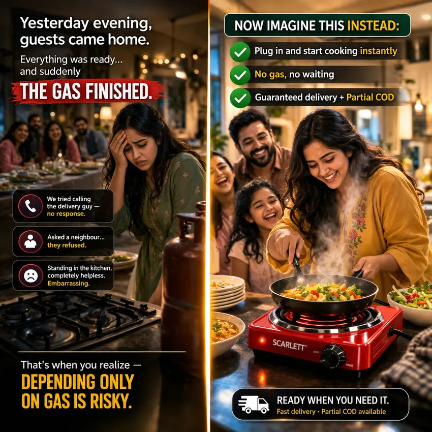 Flameless Electric Stove 1000W