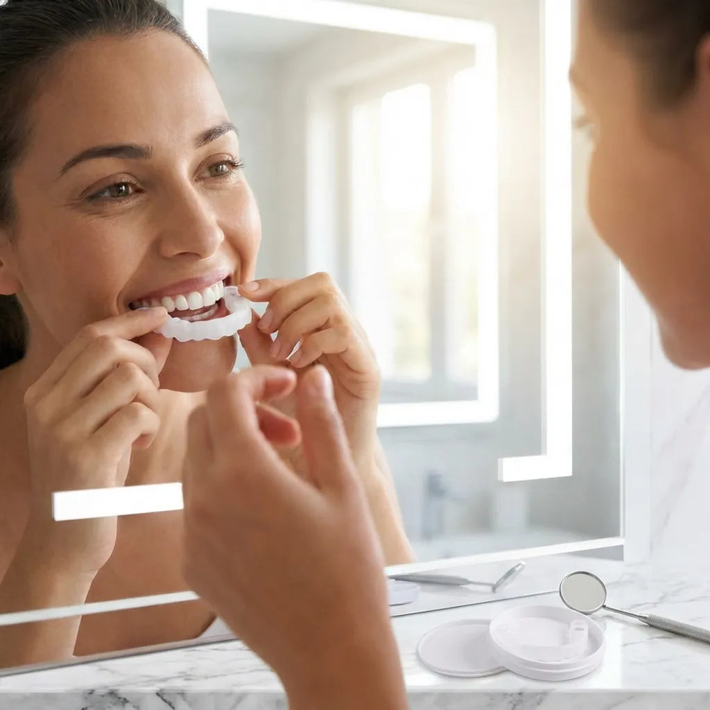 Fit Flex Cosmetic Teeth Denture (pack of 2)