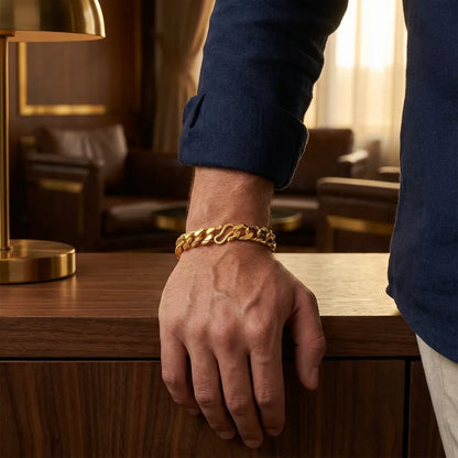 Gold Cuban Bracelet Men