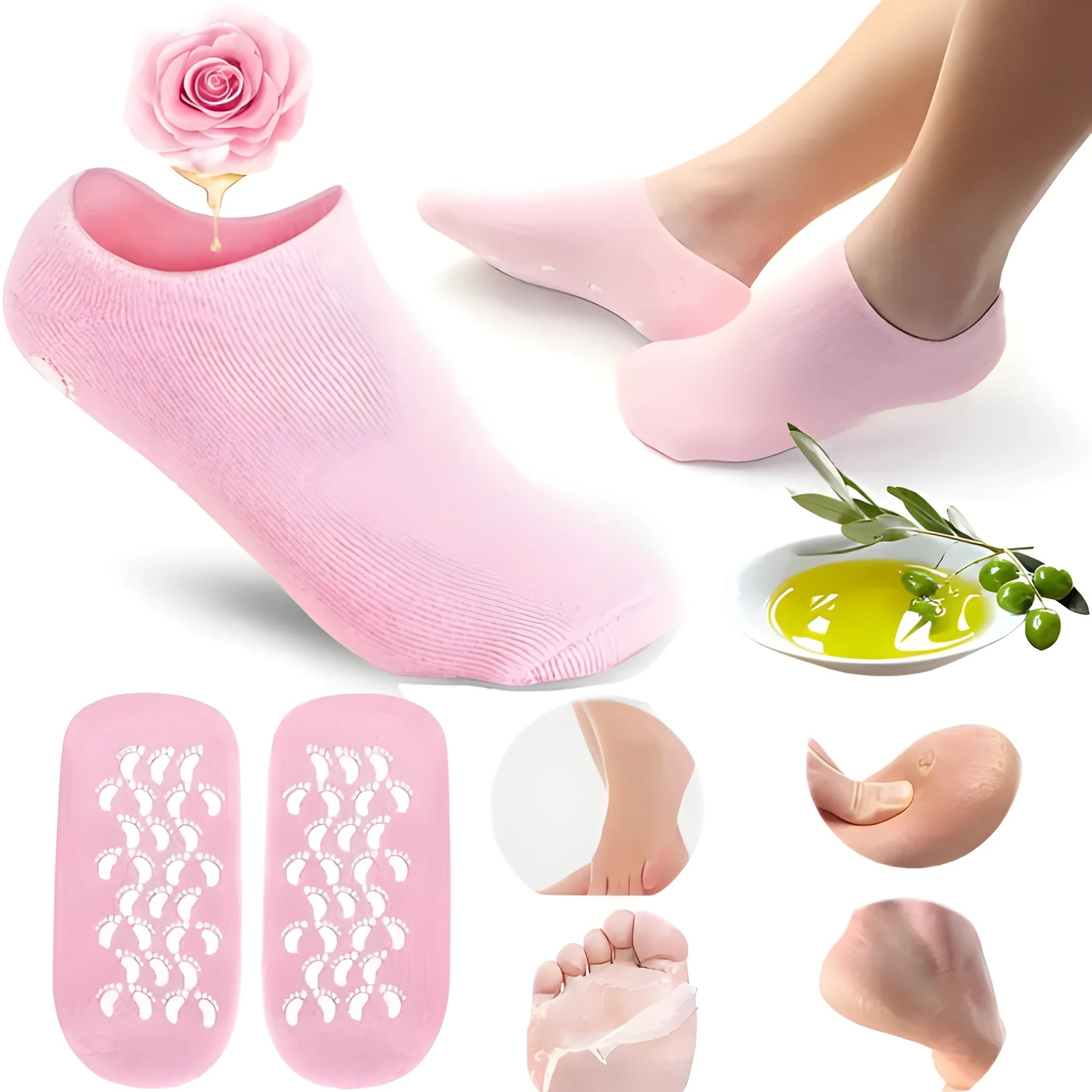 Grip Yoga Moisturizing Socks