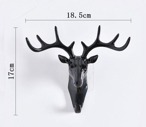 Hanging Hook Self Adhesive Deer Head Hanging Hook