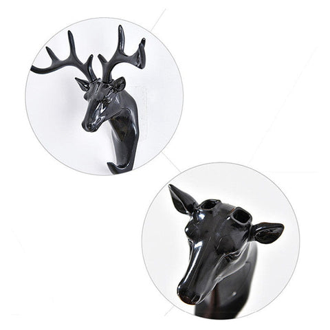 Hanging Hook Self Adhesive Deer Head Hanging Hook