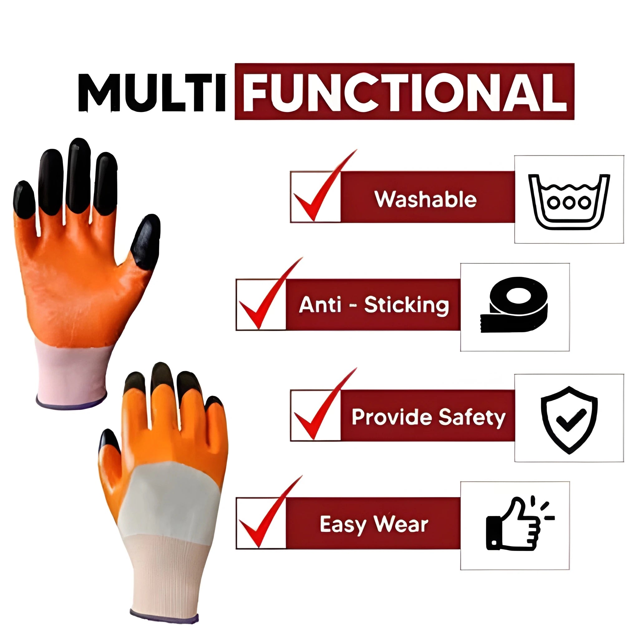 Anti Slip Nitrile Gloves