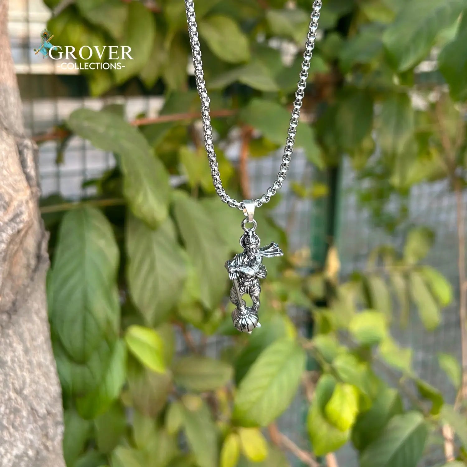 Lord Hanuman Pendant with Chain