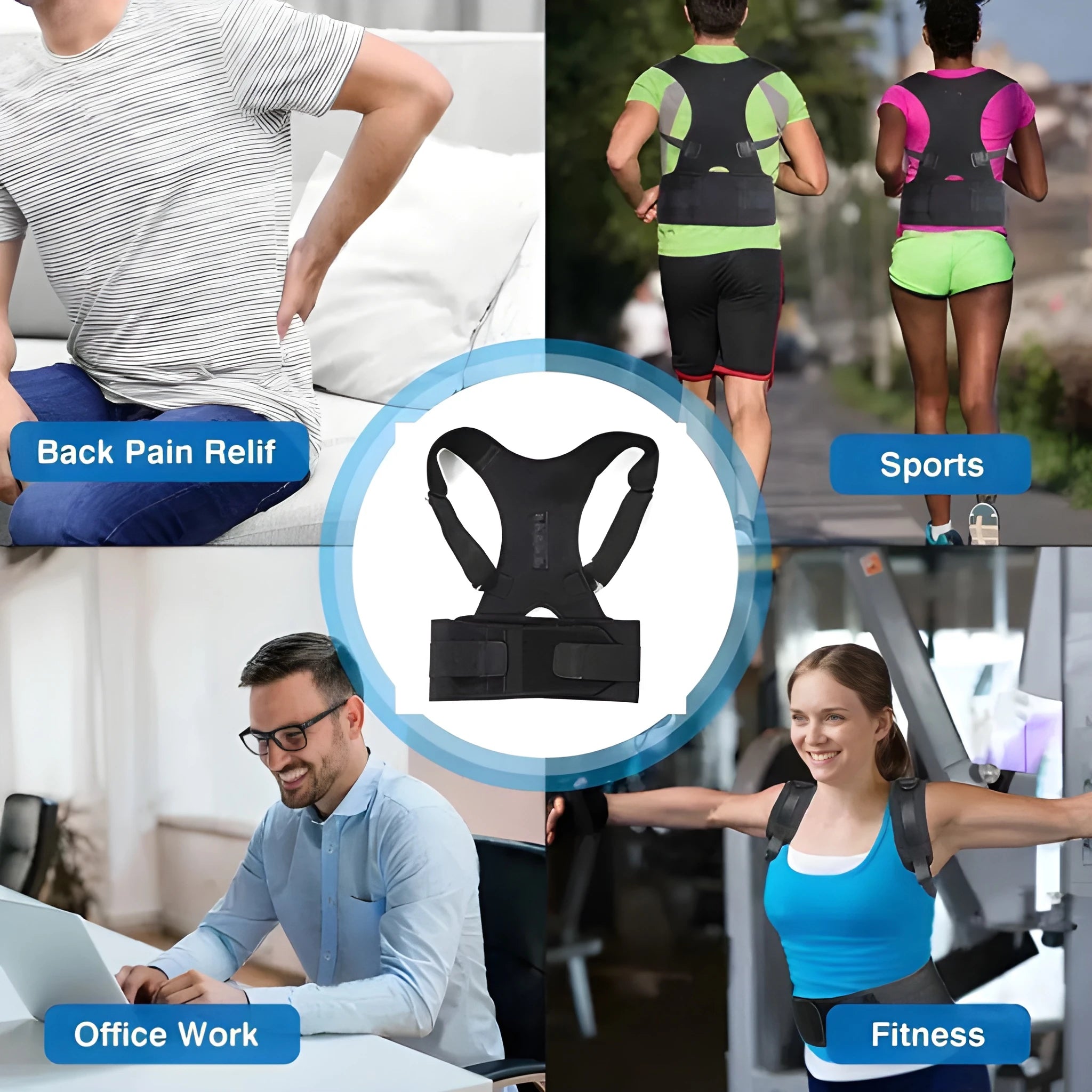 Adjustable Posture Belt – Lightweight Back Support