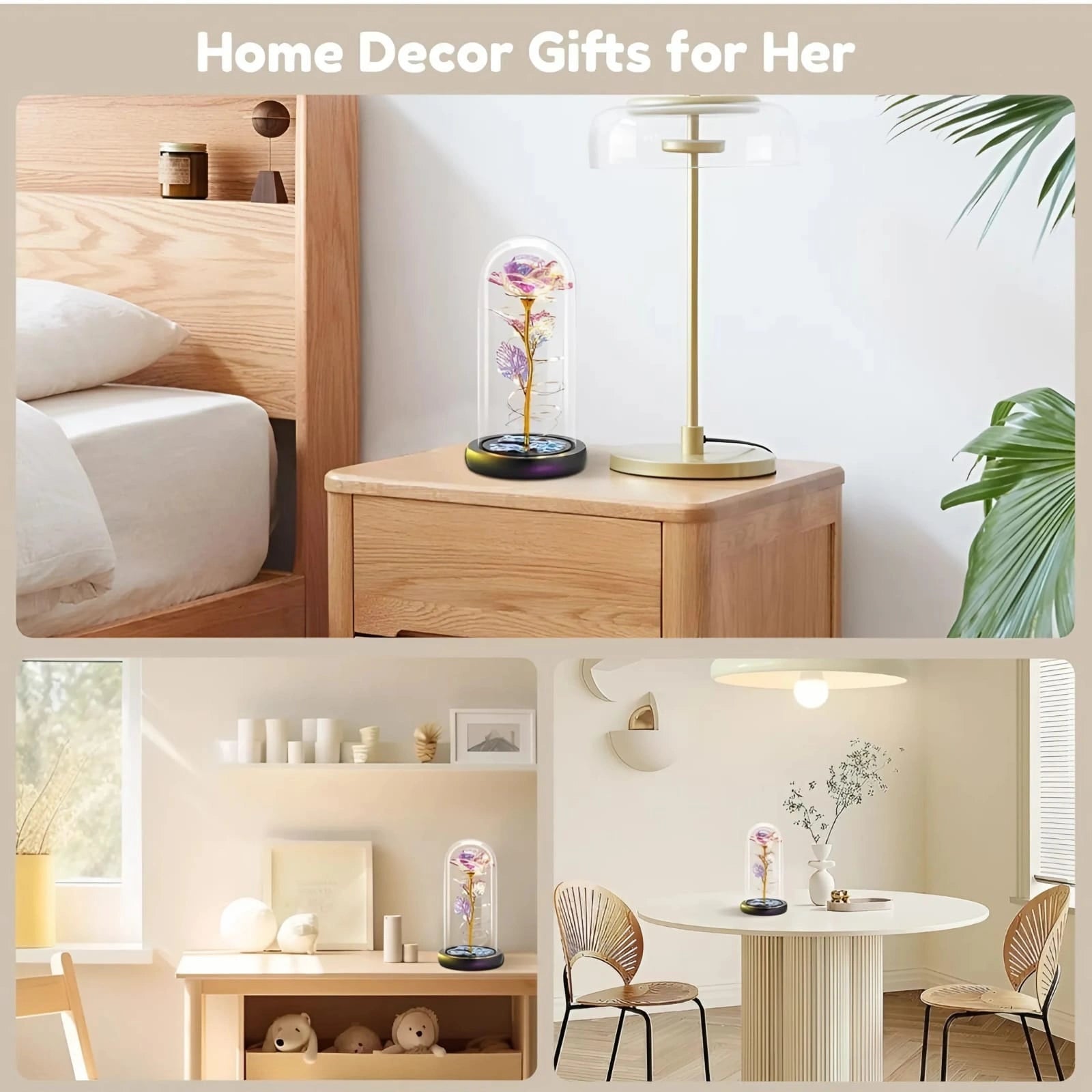 LED Rose Light Decor