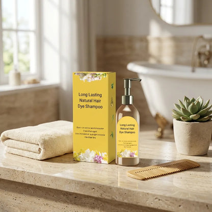 Long Lasting Natural Hair Dye Shampoo 100ML (Pack of 2)