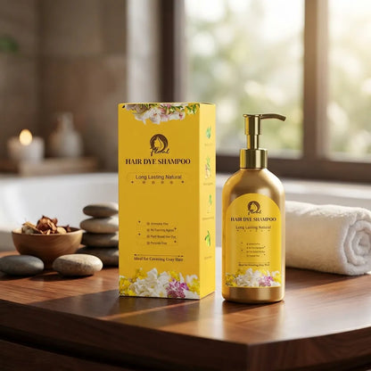 Long Lasting Natural Hair Dye Shampoo 100ML (Pack of 2)