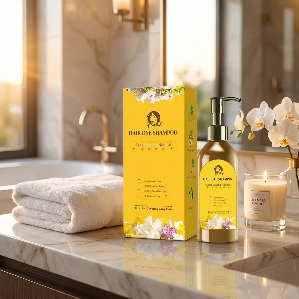 Long Lasting Natural Hair Dye Shampoo 100ML (Pack of 2)