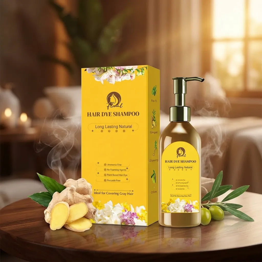 Long Lasting Natural Hair Dye Shampoo 100ML (Pack of 2)